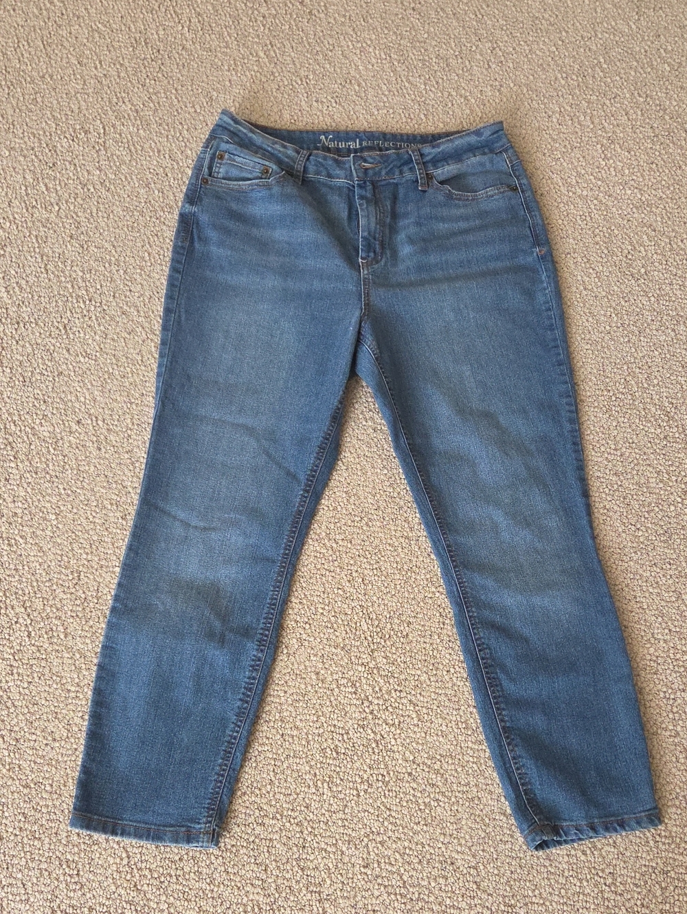 Natural Reflections 14P Classic Blue Straight-Leg Jeans
